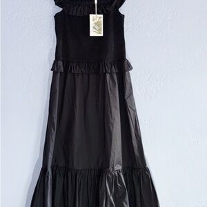 Caroline Constas Black Maxi Dress